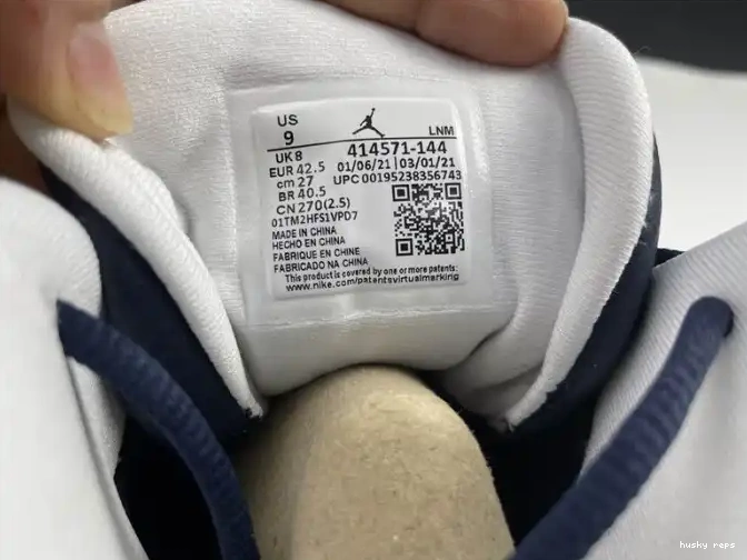 Rep Husky Jordan Blue 13 Powder Air 414571-144 Dark 0613